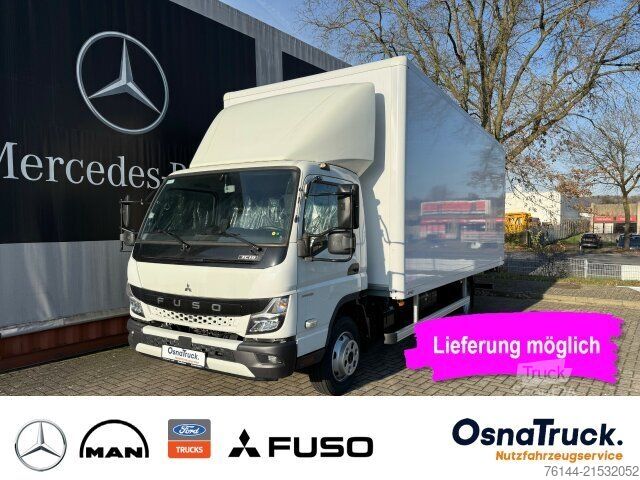 Dostavno vozilo s kesonom FUSO 7C18 Koffer+LBW,Klima Nutzlast 2950 KG,Sideguard