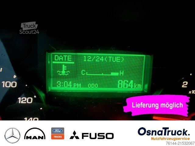 Dostavno vozilo s kesonom FUSO 7C18 Koffer+LBW,Klima Nutzlast 2925 KG,Sideguard