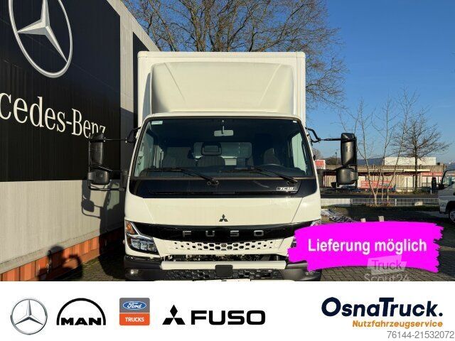 Dostavno vozilo s kesonom FUSO 7C18 Koffer+LBW,Klima Nutzlast 2925 KG,Sideguard