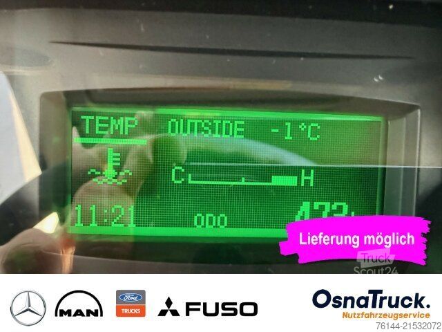 Dostavno vozilo s kesonom FUSO 7C18 Koffer+LBW,Klima Nutzlast 2925 KG,Sideguard