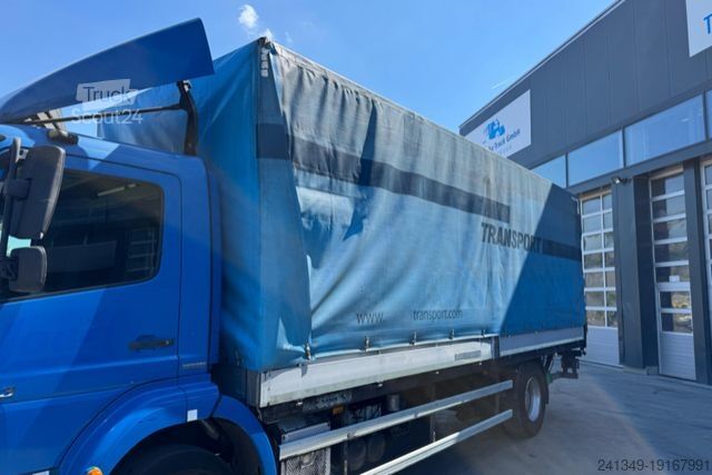 Plattewagen met zeil MERCEDES-BENZ Axor 1833 4x2