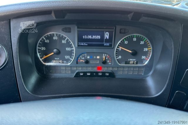 Plattewagen met zeil MERCEDES-BENZ Axor 1833 4x2