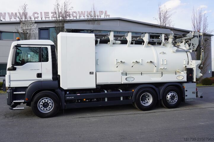 Impianto di depurazione delle acque reflue MAN TGS 26.360 / RIVARD 18m3  / 180 tho km