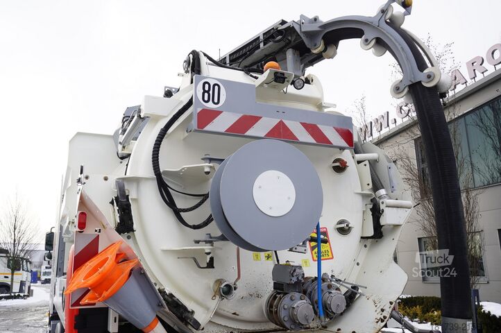 Notekūdeņu tīrītājs MAN TGM 26.340 E6 / RIVARD sewage cleaner 11