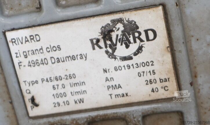 Notekūdeņu tīrītājs MAN TGM 26.340 E6 / RIVARD sewage cleaner 11