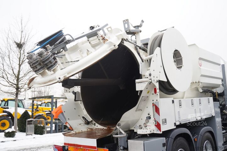 Notekūdeņu tīrītājs MAN TGM 26.340 E6 / RIVARD sewage cleaner 11