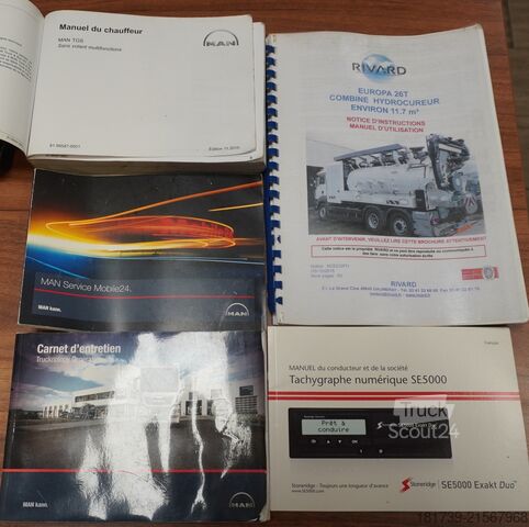 Notekūdeņu tīrītājs MAN TGM 26.340 E6 / RIVARD sewage cleaner 11