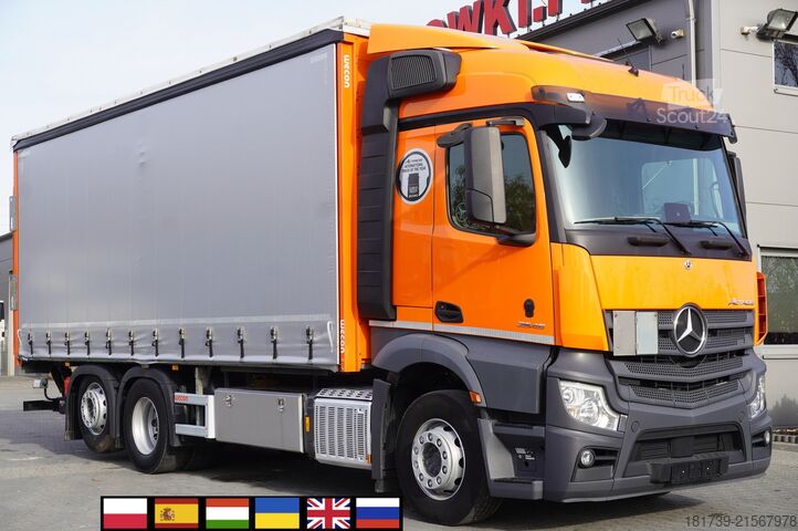 Plachta Mercedes-Benz Actros 2545 6×2 MP5 / FULL ADR / Curtain