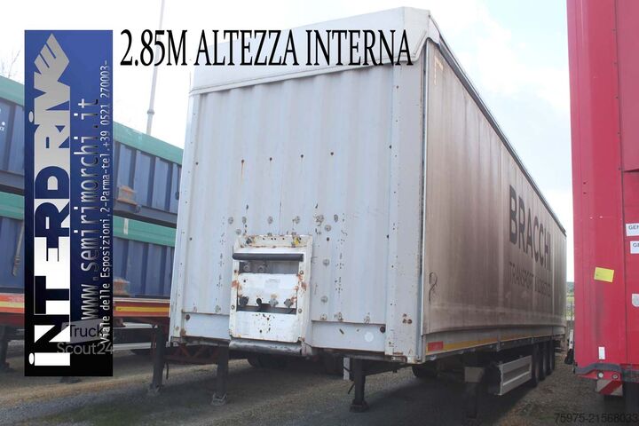 Semi-remorque bâchée Krone semirimorchio centinato sponde ribassato