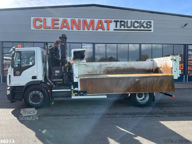 Basculantă cu macara Iveco Eurocargo ML190EL32 Euro 6 Hiab 16 Tonmeter laa...