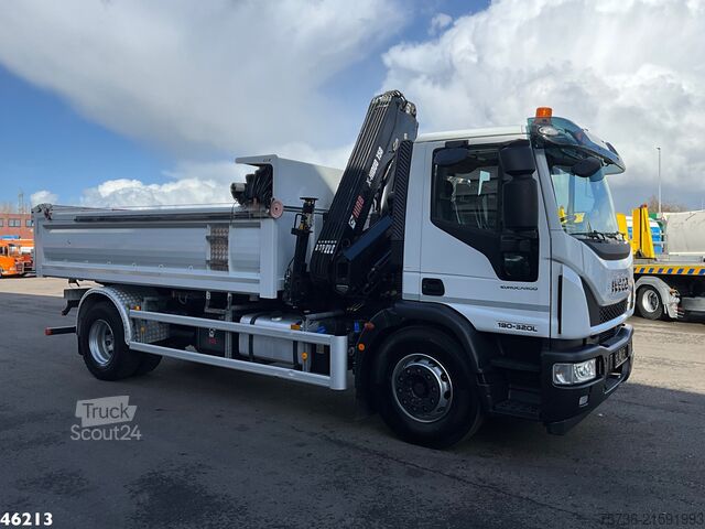 Basculantă cu macara Iveco Eurocargo ML190EL32 Euro 6 Hiab 16 Tonmeter laa...