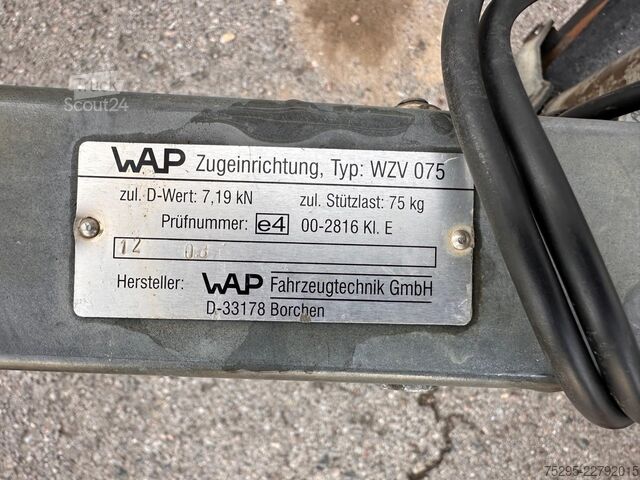 Remorque pour voiture Hirth Hirth E603 PKW- Anhänger mit Durchlade! -TOP-