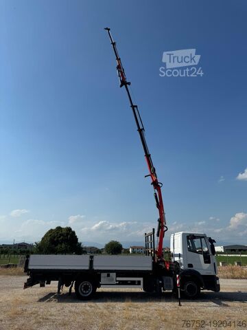 φορτηγό με γερανό και κάδο Iveco Eurocargo 120.25 4x2