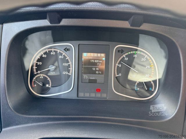 Fourgon tôlé MERCEDES-BENZ ATEGO 818 L Koffer 6,10 m LBW 1 T*171 tkm*AHK