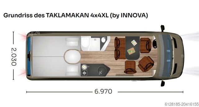 Autocaravana MERCEDES-BENZ Taklamakan 4x4 XL *5-Personen* Offroad-Camper