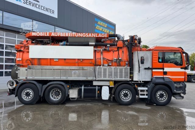 Vacuum tank truck MAN TGS 35.480 Jurop Kanalreinigung