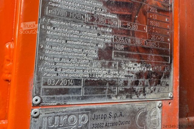 Vacuum tank truck MAN TGS 35.480 Jurop Kanalreinigung