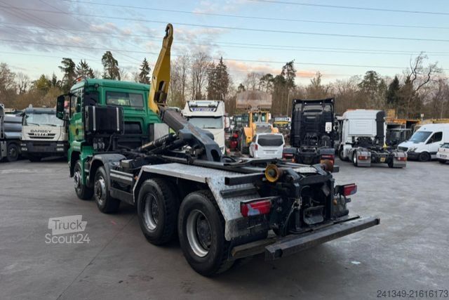 Roll-off tipper truck MAN TGS 35.480 8x6H Palfinger 26T