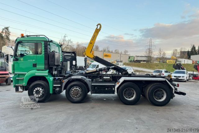 Roll-off tipper truck MAN TGS 35.480 8x6H Palfinger 26T