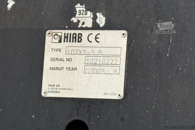 Truck mounted crane RENAULT Premium 320 4x2 Hiab 102-3