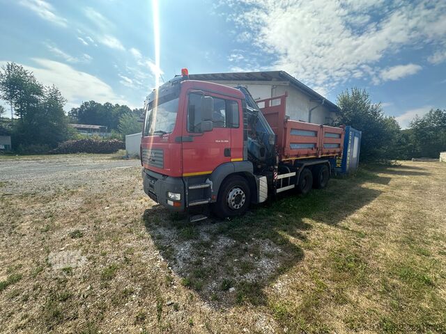 MAN TGA 33.390 6x4 BL sklápěč s hydraulickou rukou MAN TGA 33.390 6x4 BL