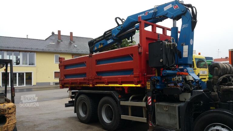 MAN TGA 33.390 6x4 BL sklápěč s hydraulickou rukou MAN TGA 33.390 6x4 BL