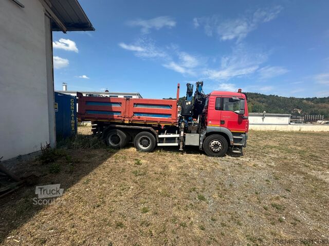 MAN TGA 33.390 6x4 BL sklápěč s hydraulickou rukou MAN TGA 33.390 6x4 BL
