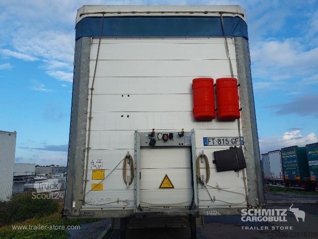 مقطورة نصفية مفتوحة مع قماش مشمع Schmitz Cargobull Semitrailer Curtainsider Standard Hayon