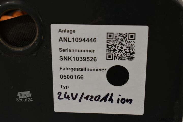 Gaffeltruckbatteri Industrie Automation 24 Volt  120 Ah