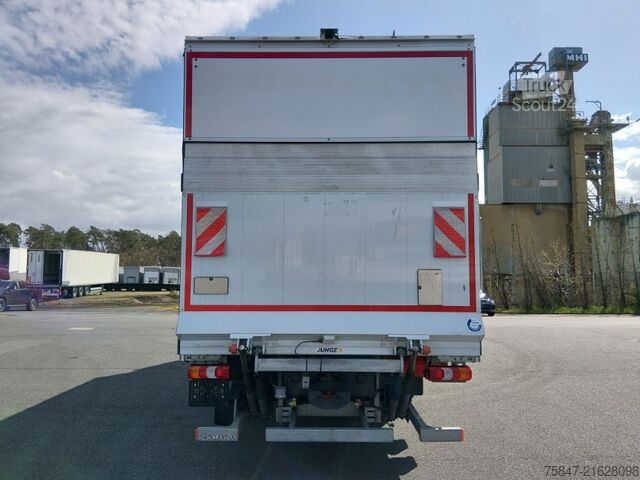 Flatbed truck with tarp Mercedes-Benz Atego 1224 LBW Rückfahrkamera