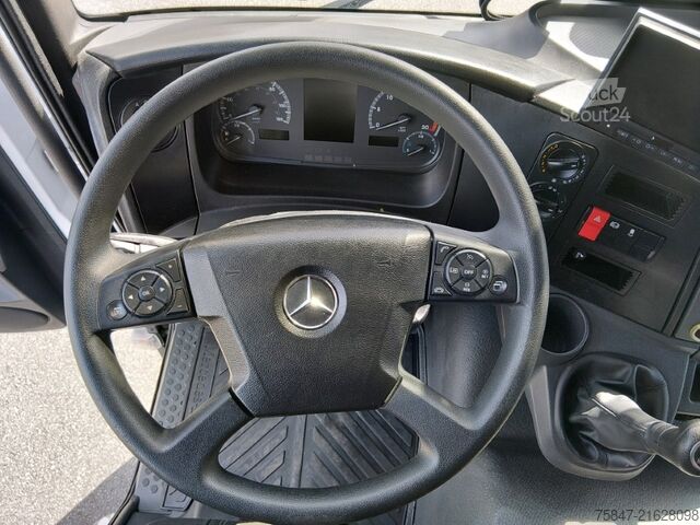 Flatbed truck with tarp Mercedes-Benz Atego 1224 LBW Rückfahrkamera