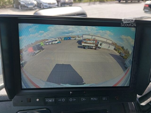 Flatbed truck with tarp Mercedes-Benz Atego 1224 LBW Rückfahrkamera