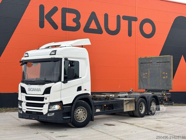 Containervervoer Scania P 500 6x2*4 LOW MILEAGE ! / 9 TON FRONT AXLE / ...