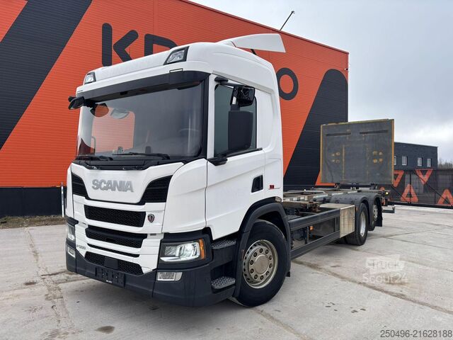 Containervervoer Scania P 500 6x2*4 LOW MILEAGE ! / 9 TON FRONT AXLE / ...