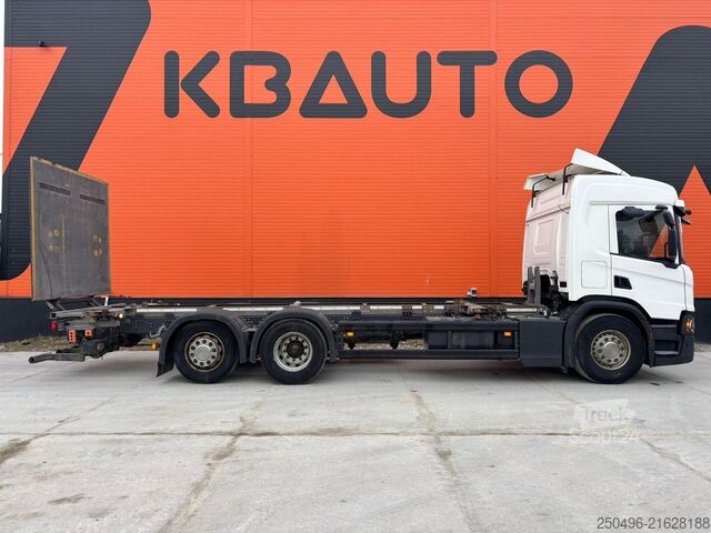 Containervervoer Scania P 500 6x2*4 LOW MILEAGE ! / 9 TON FRONT AXLE / ...