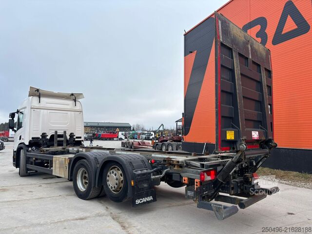 Containervervoer Scania P 500 6x2*4 LOW MILEAGE ! / 9 TON FRONT AXLE / ...