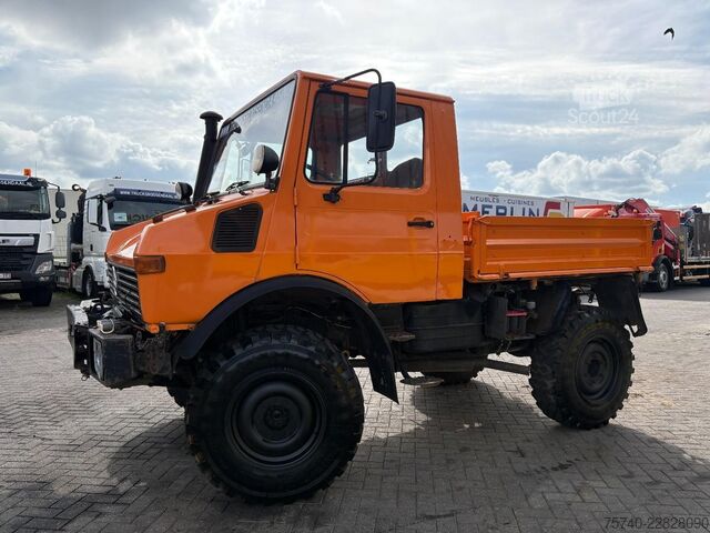 βαλίτσα UNIMOG 424 + 4X4 + BJ 1977 + MANUAL + 261666 KM + HYDR...