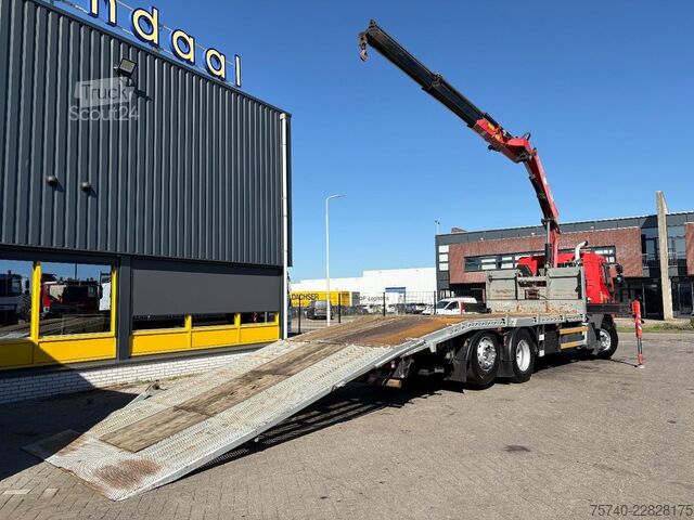 Vozilo za prevoz automobila Renault Premium 380 DXI + FASSI F 165-- 2 X EXT. + REMO...