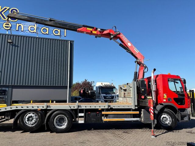 Vozilo za prevoz automobila Renault Premium 380 DXI + FASSI F 165-- 2 X EXT. + REMO...