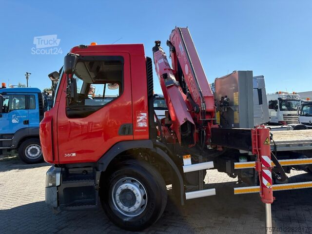 Vozilo za prevoz automobila Renault Premium 380 DXI + FASSI F 165-- 2 X EXT. + REMO...