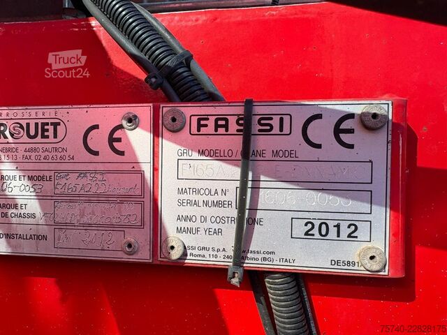Vozilo za prevoz automobila Renault Premium 380 DXI + FASSI F 165-- 2 X EXT. + REMO...