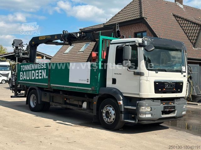 LKW mit Pritsche (offen) MAN TGM 18.290 4x2 Pritsche + Palfinger PK 15001L