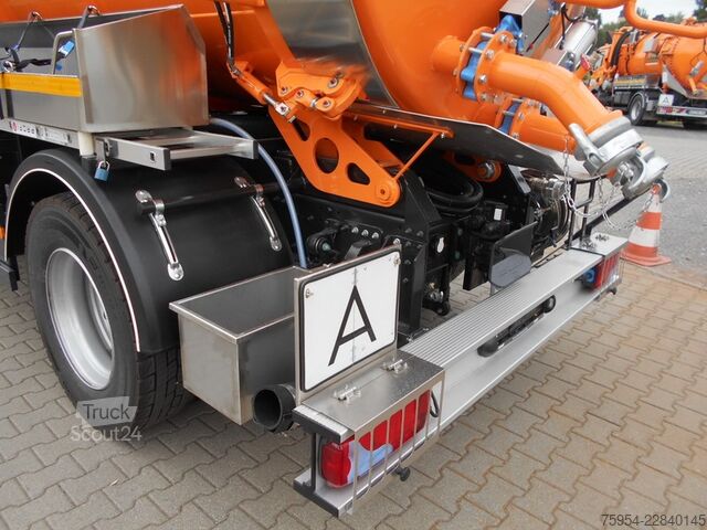вакуумний автоцистерна MAN TGM 18.320 4x2 BL / Faros 10/1