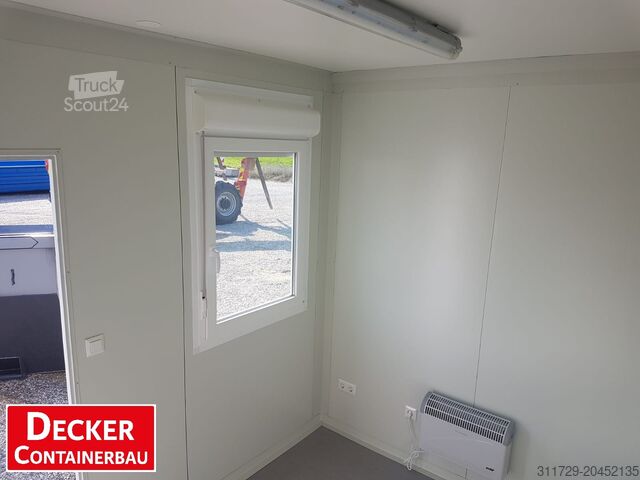 Conteneur d'habitation Decker Containerbau Kombicontainer auf ABR,20 ft halb Büro
