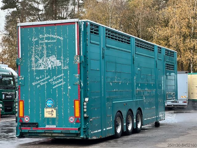 Naczepa do transportu bydła PEZZIOLI 3.Stock Cattle-Cruiser Hals+Tiefbett Typ2