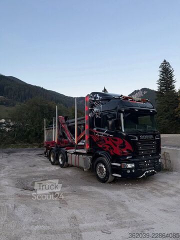 Apaļkoku pārvadāšanas kravas auto SCANIA R730 V8 LB6x4HNB EPSILON