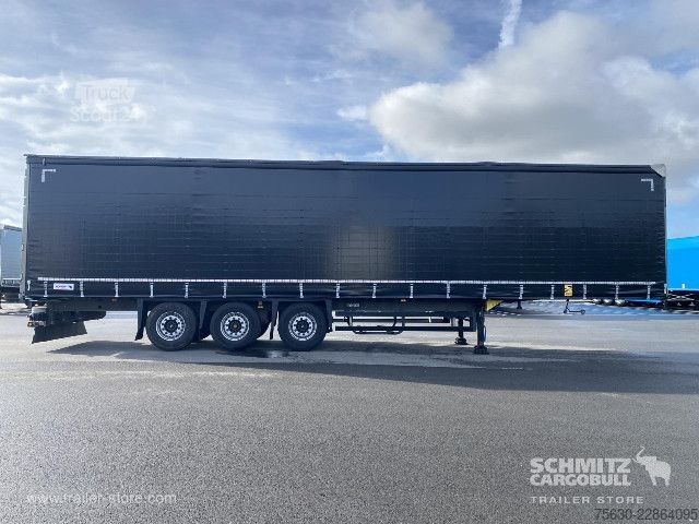 Atvira puspriekabė su tentu Schmitz Cargobull Semitrailer Curtainsider Coil