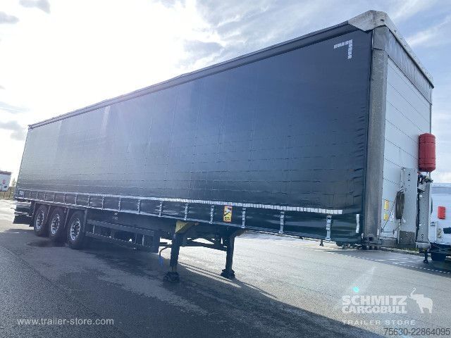 Atvira puspriekabė su tentu Schmitz Cargobull Semitrailer Curtainsider Coil