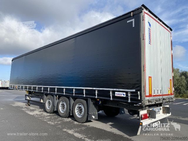 Atvira puspriekabė su tentu Schmitz Cargobull Semitrailer Curtainsider Coil