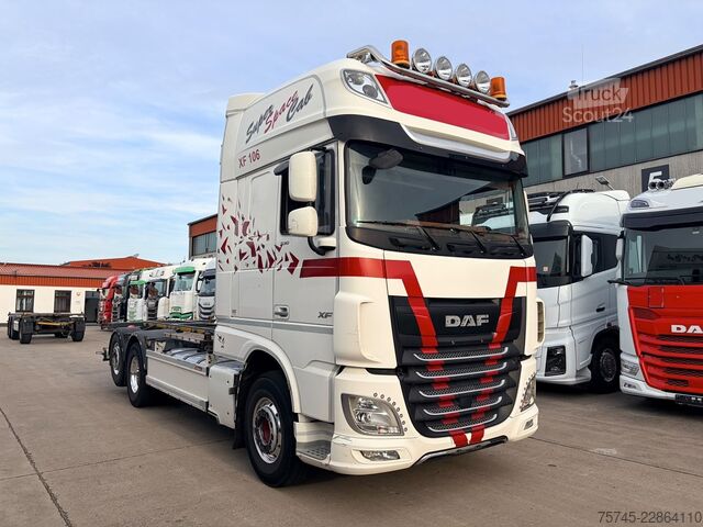 Mainomas kėbulo sunkvežimis DAF XF 530 FAN  / LENK+LIFT / 1.HD / STAND * ALCOA